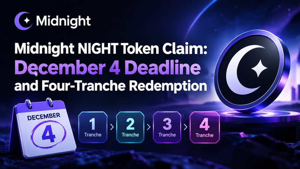 Midnight NIGHT Token Claim: December 4 Deadline and Four-Tranche Redemption